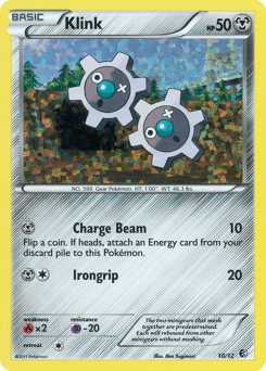 Klink card in English