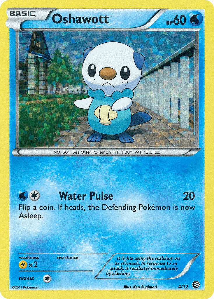 Oshawott card in English