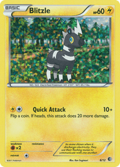 Blitzle card in English