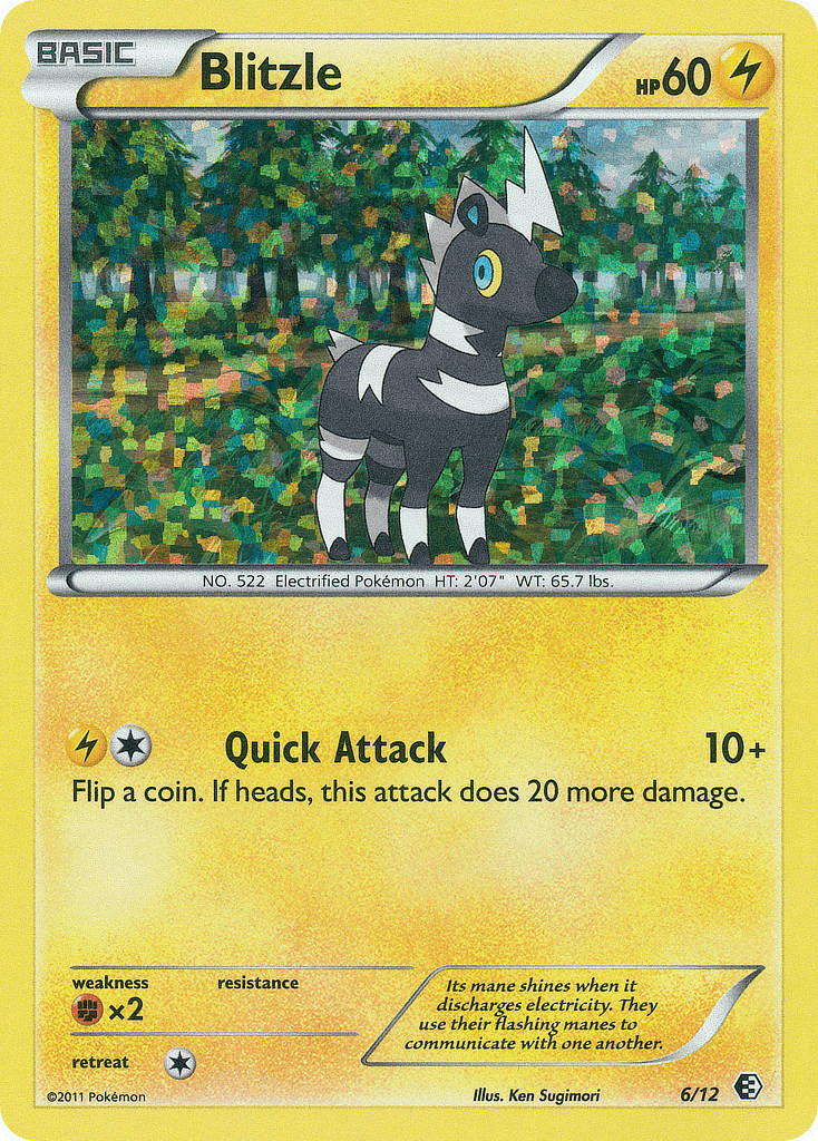 Blitzle card in English