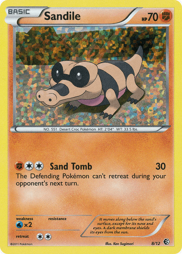 Sandile card in English