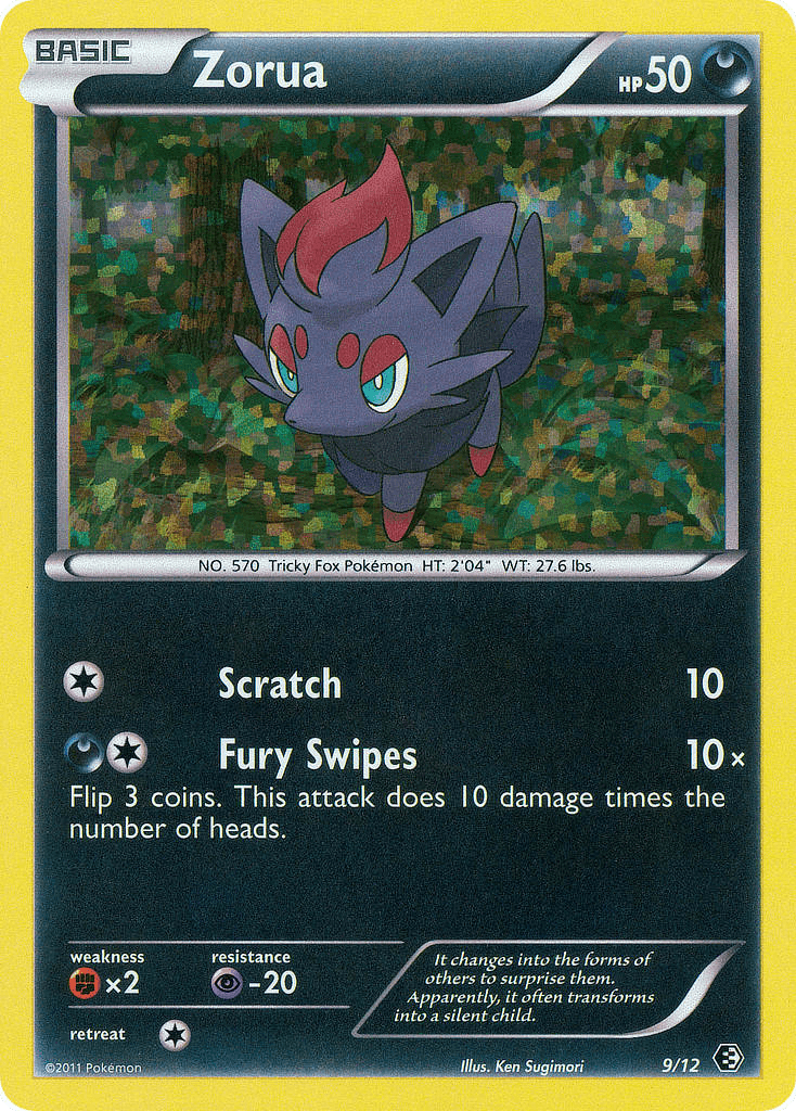 Zorua card in English