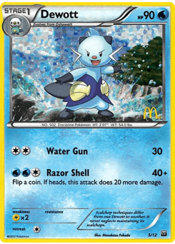 Dewott card in English