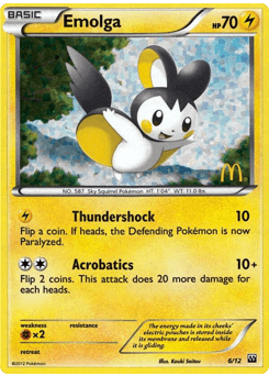Emolga card in English