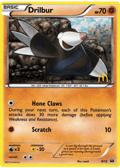 Drilbur card in English