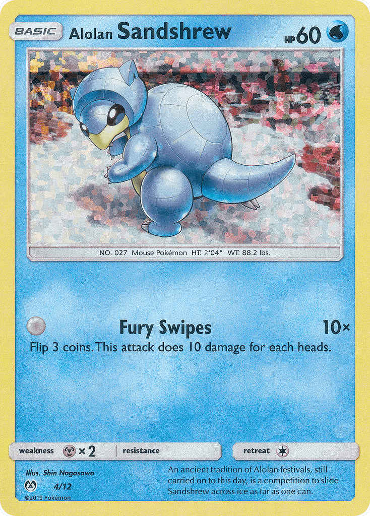 Alolan Sandshrew card in English