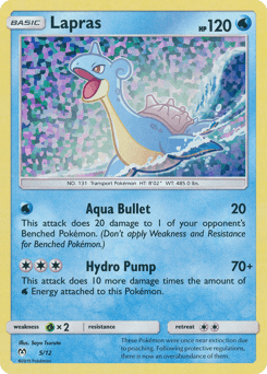Lapras card in English