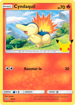 Cyndaquil card in English