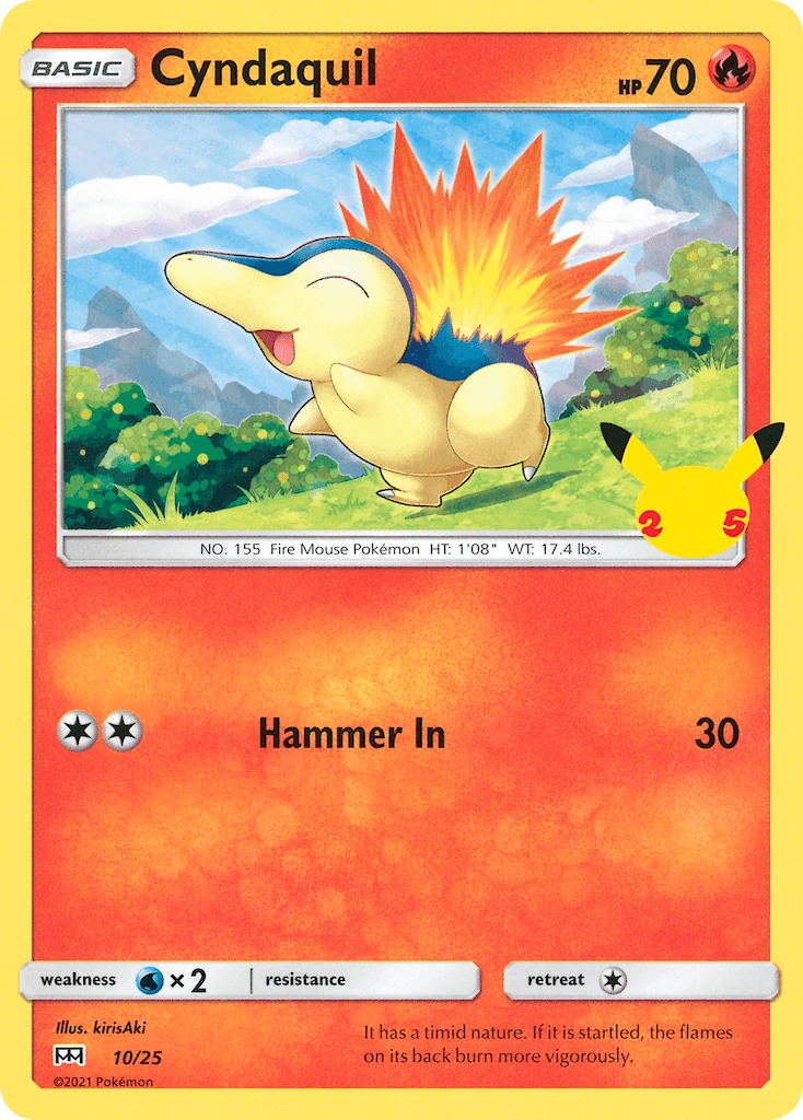 Cyndaquil card in English