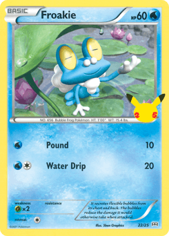 Froakie card in English