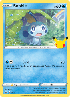 Sobble card in English