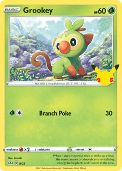 Grookey card in English