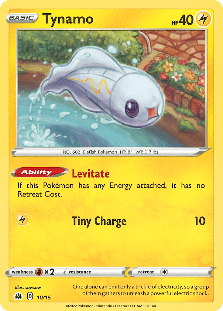 Tynamo card in English