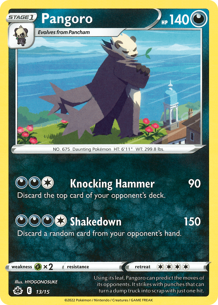 Pangoro card in English