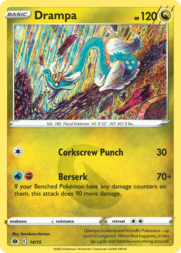 Drampa card in English
