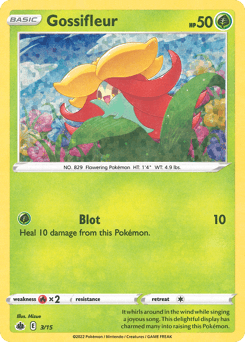 Gossifleur card in English