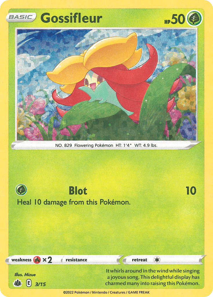 Gossifleur card in English