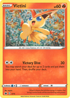 Victini card in English