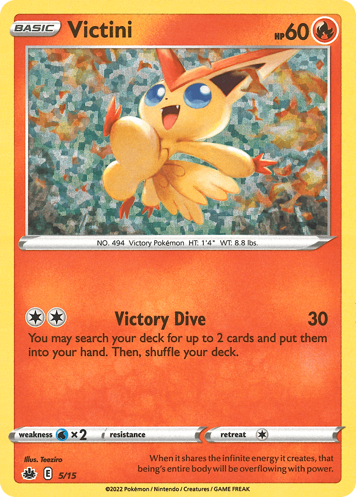 Victini card in English