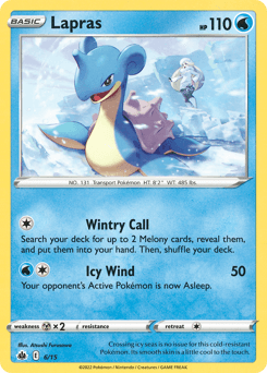 Lapras card in English