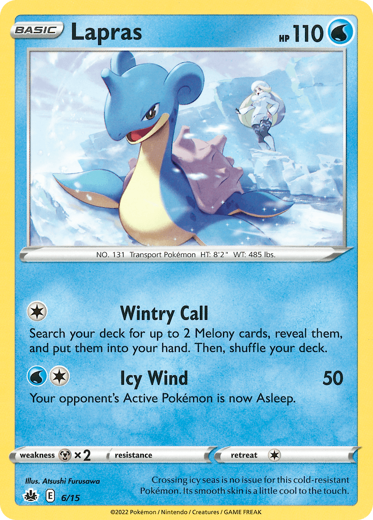 Lapras card in English