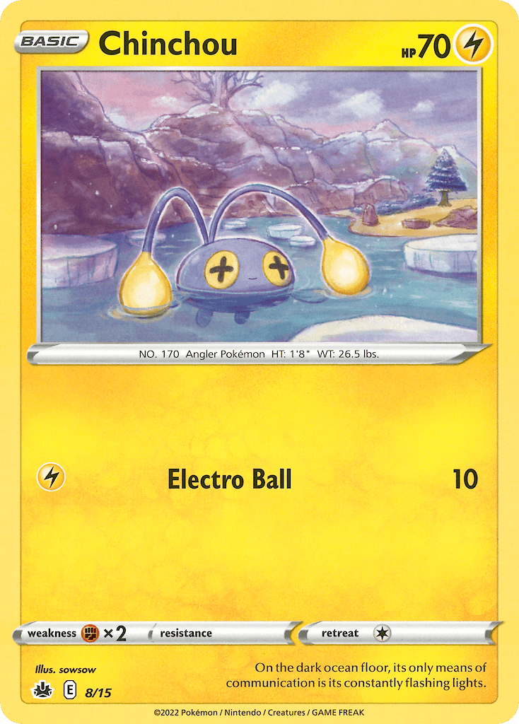 Chinchou card in English