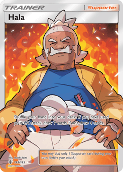Hala card in English