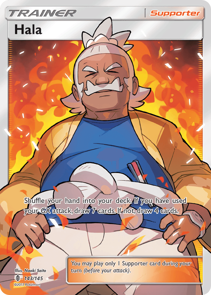 Hala card in English