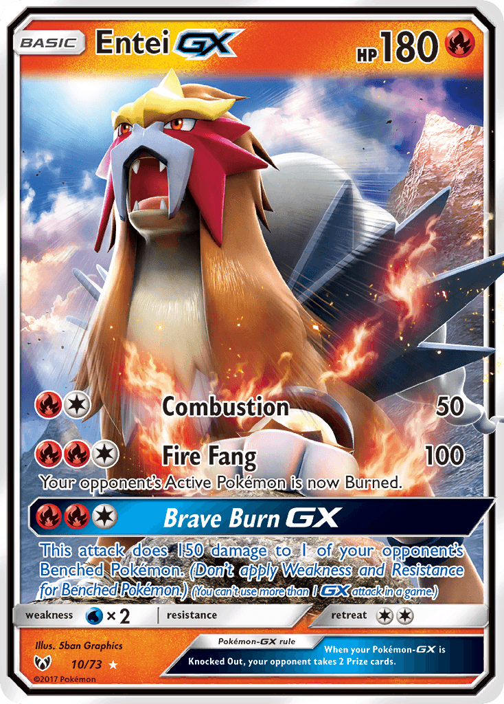 Entei GX card in English