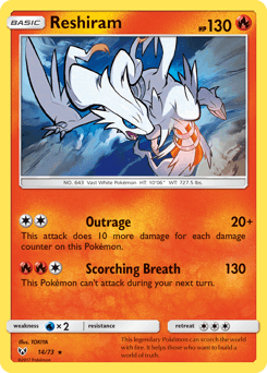 Reshiram card in English