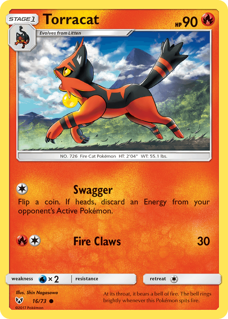 Torracat card in English