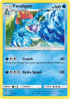 Feraligatr card in English