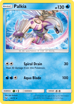 Palkia card in English