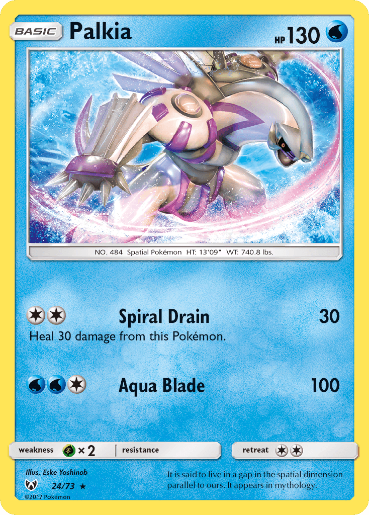 Palkia card in English