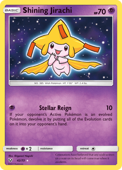 Shining Jirachi card in English