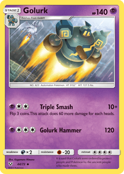 Golurk card in English