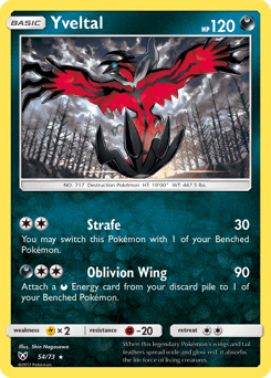 Yveltal card in English