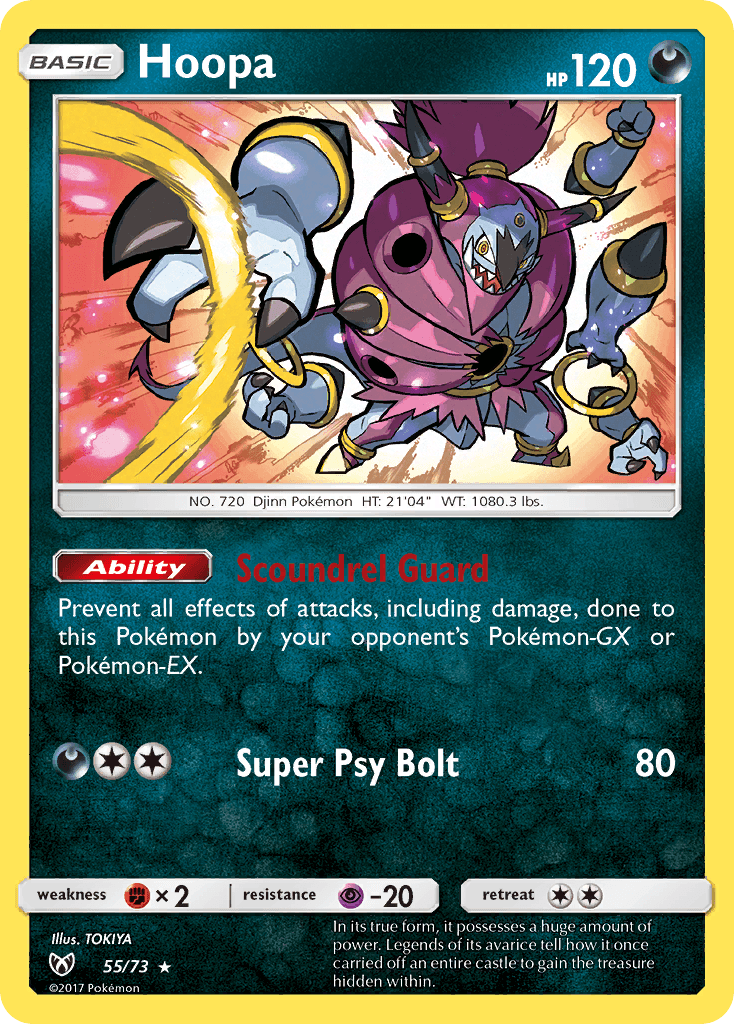 Hoopa card in English
