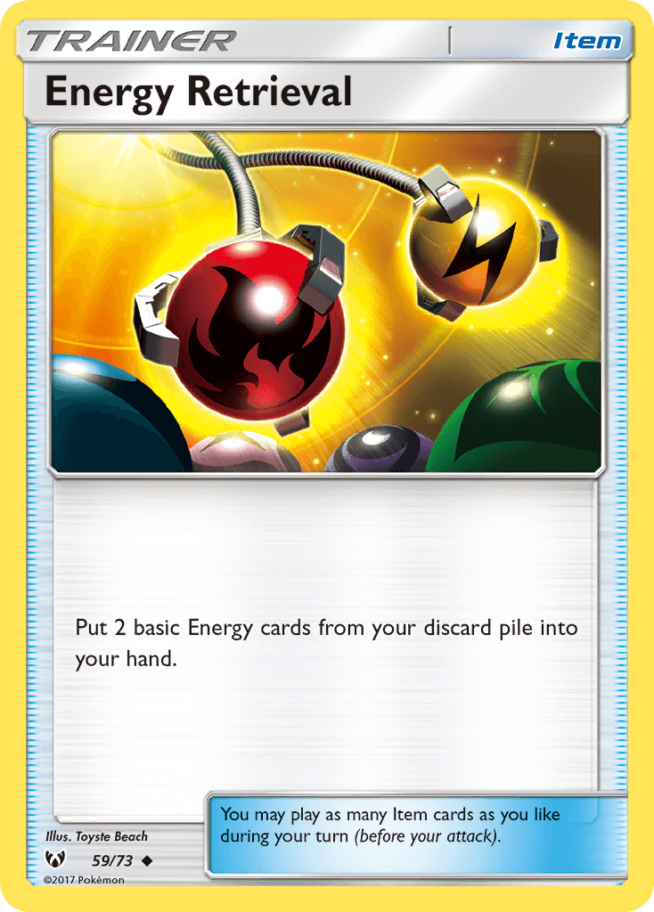 Energy Retrieval card in English