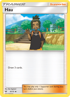 Hau card in English
