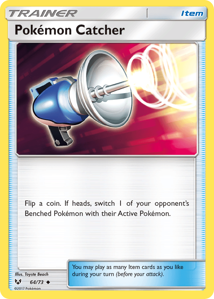 Pokémon Catcher card in English