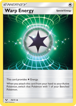 Warp Energy card in English