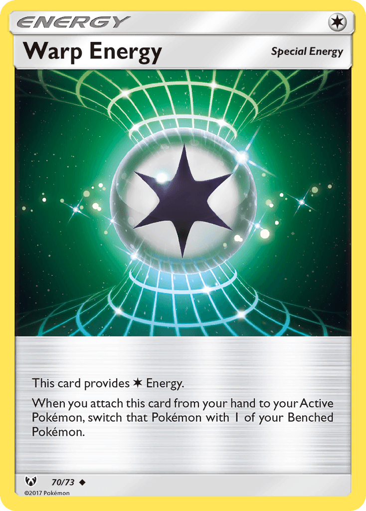 Warp Energy card in English