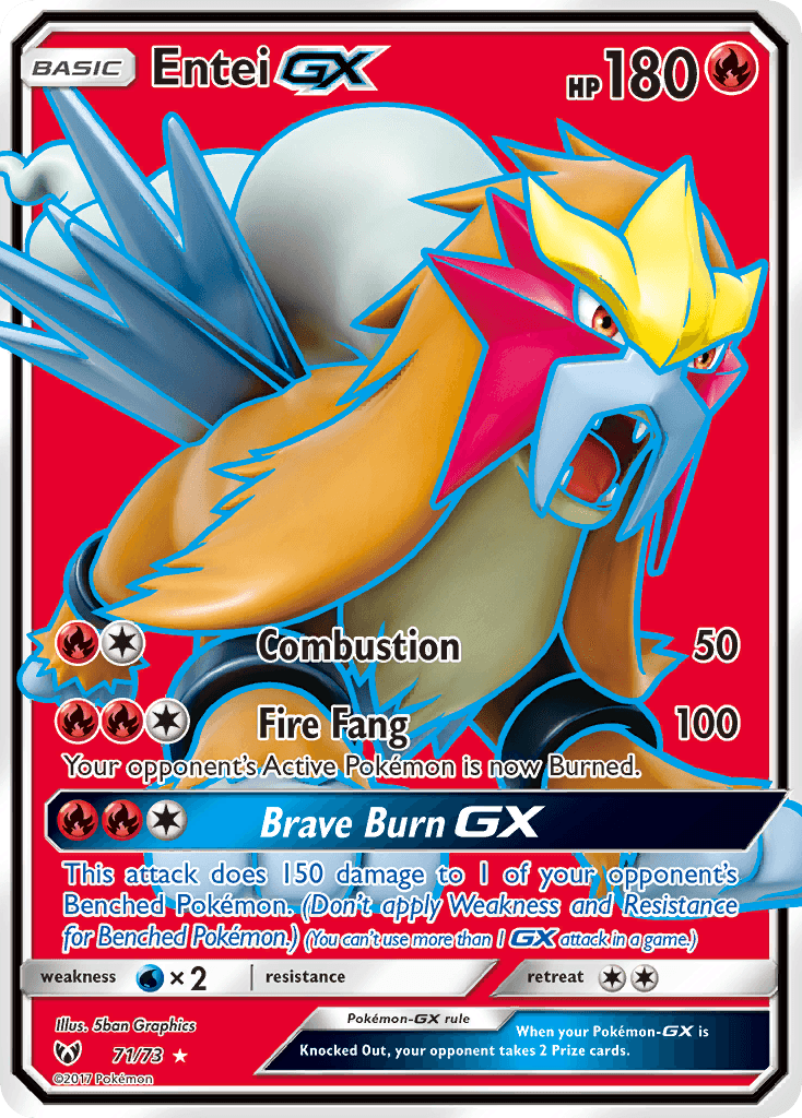 Entei GX card in English