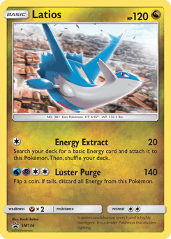 Latios card in English