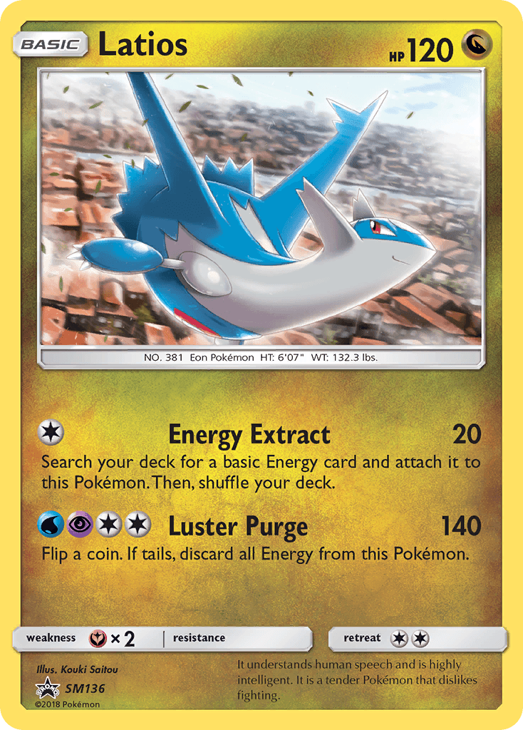 Latios card in English