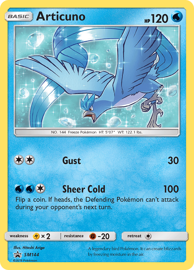 Articuno card in English
