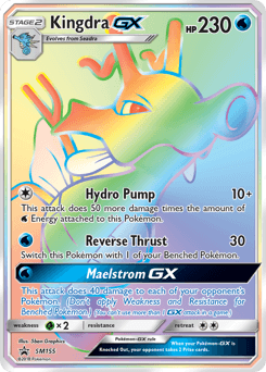 Kingdra GX card in English