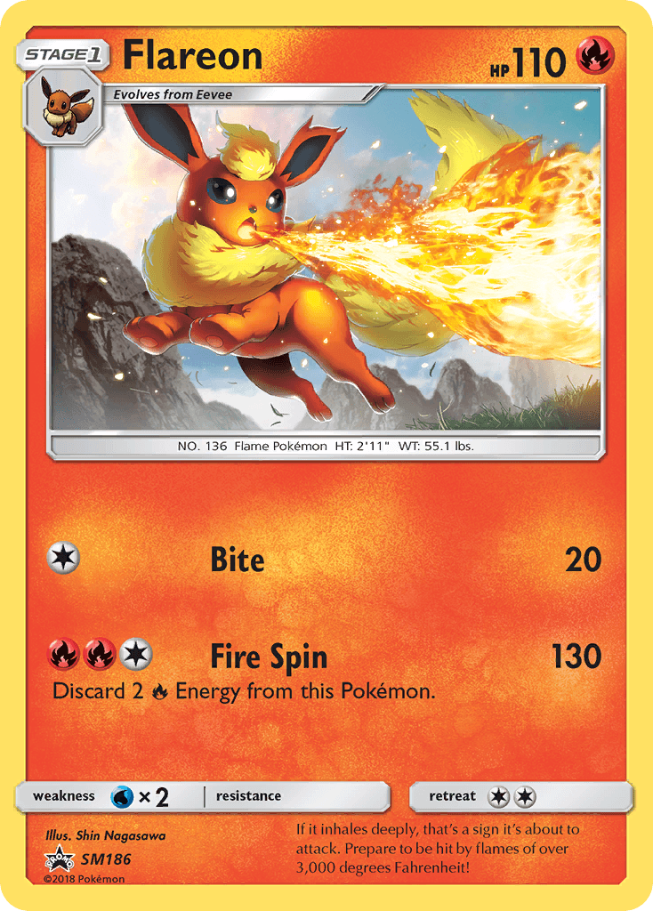Flareon card in English