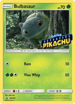 Bulbasaur card in English